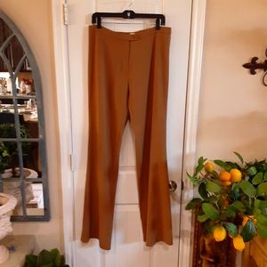 PAULE VASSEAU Wool Blend Flare Leg Trousers Size 44 / 12 Rebecca
